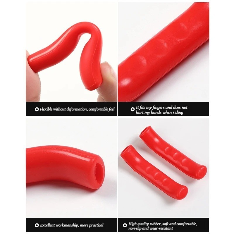 Bicycle Brake Lever Cover Silicone Anti Slip MTB Handlebar Grip Protector