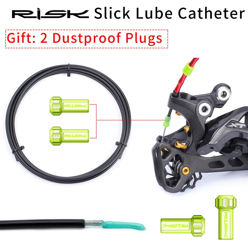3M Bike Brake Shift Cable Liner with 2 Dust Plugs MTB Road Cable Housing