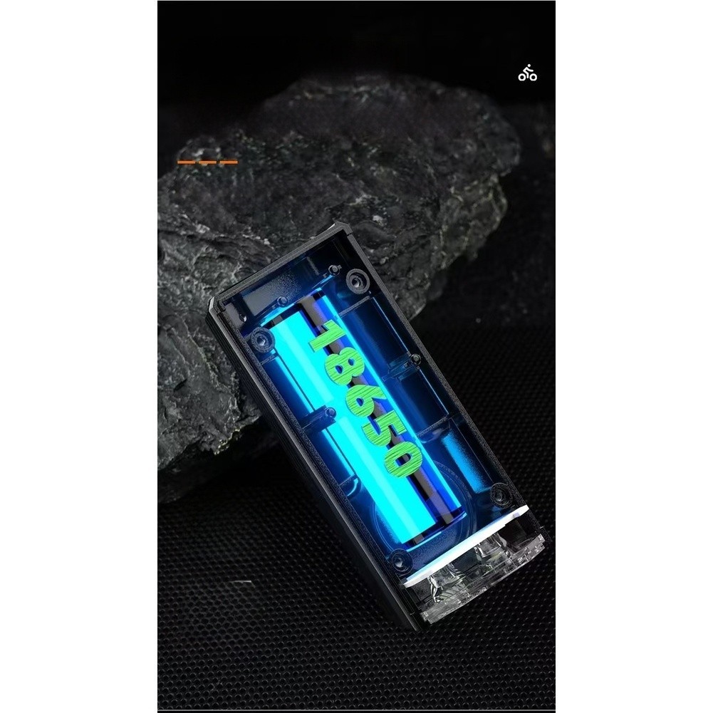 Bicycle Front Light Solar USB Rechargeable Smart Display For battery Level