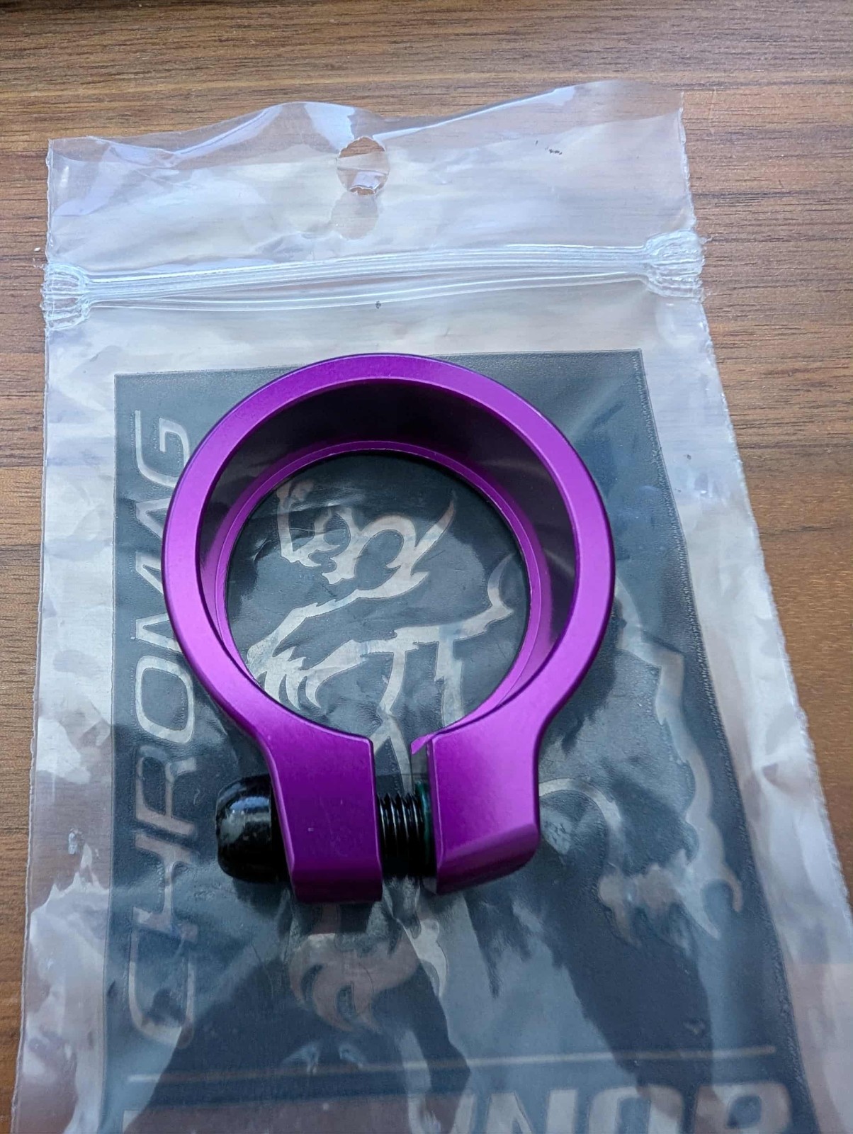 Chromag NQR Seatpost Clamp 35mm PURPLE – NEW