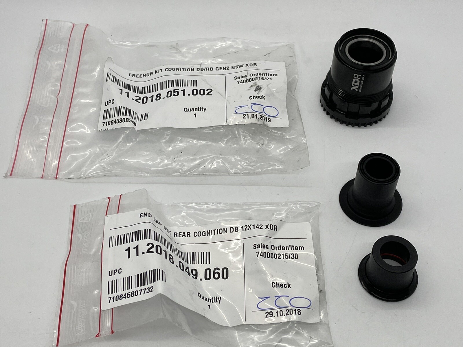 ZIPP SRAM XDR Freehub Kit & CL End Caps for Generation 2 NSW Cognition MSRP $190