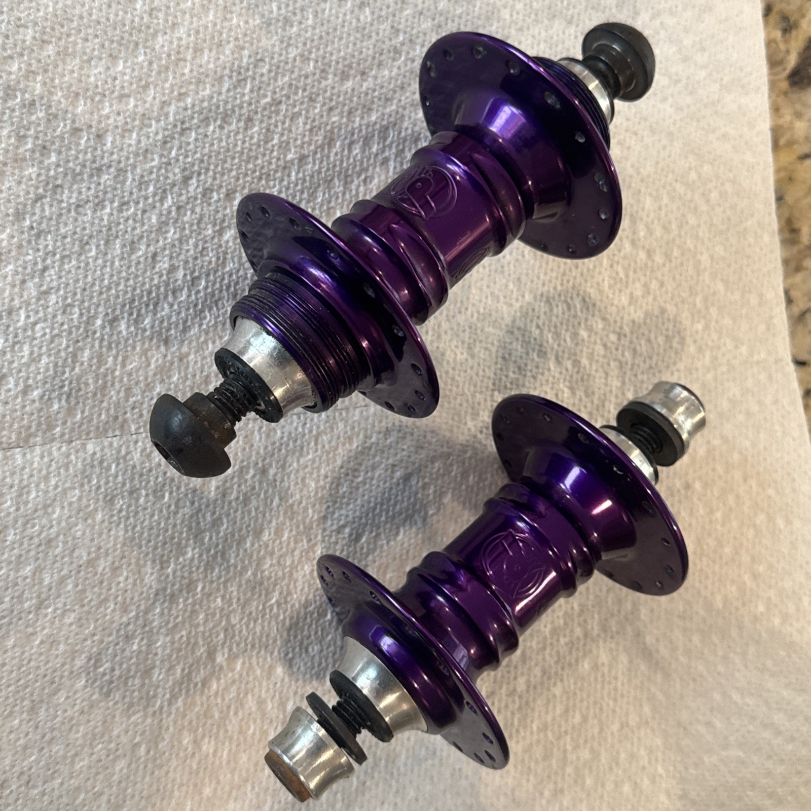Profile Anodized Purple 32h Hub Set Front / Rear