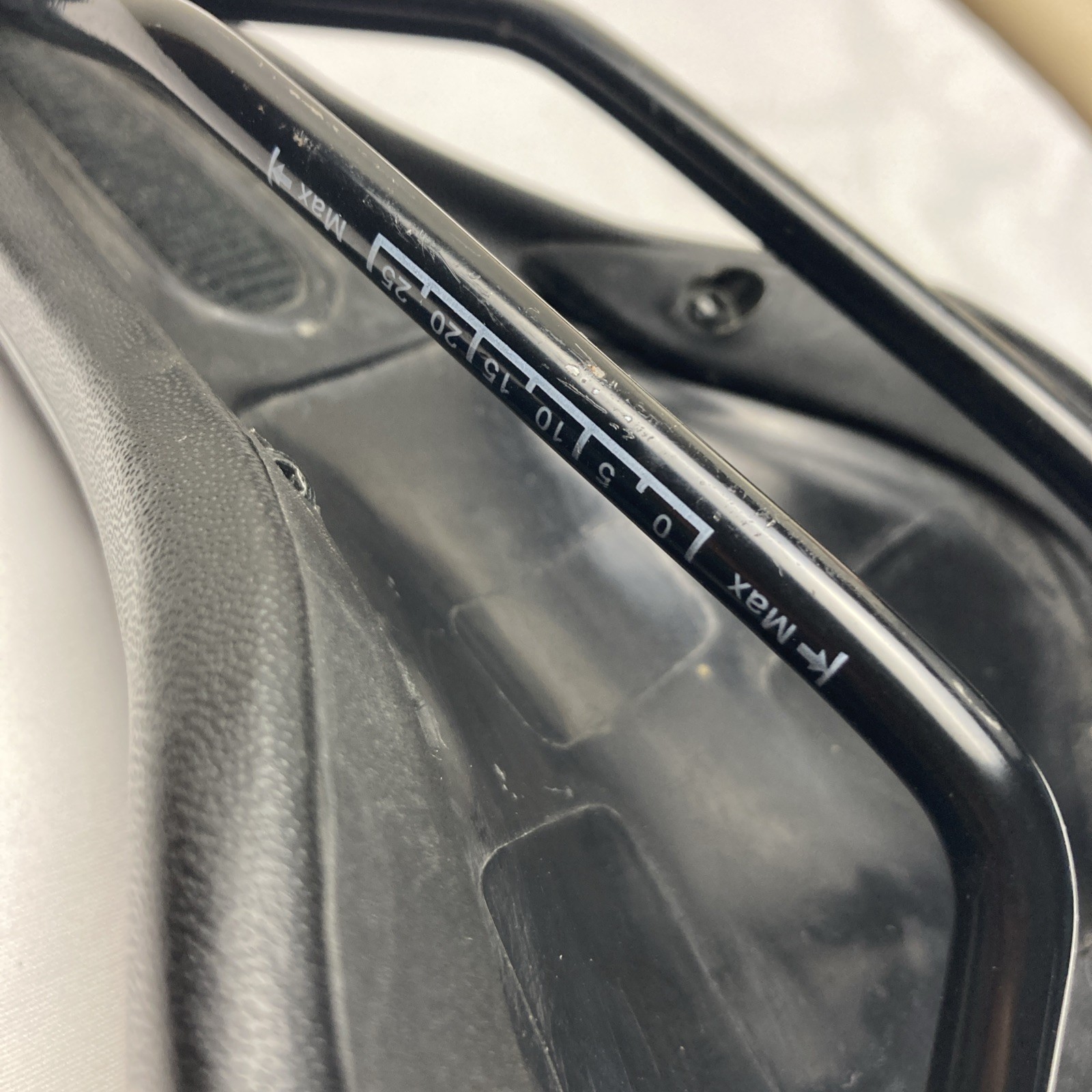 Oval Concepts Bike Saddle – Black with Gray Accents 7x7mm rail clamps