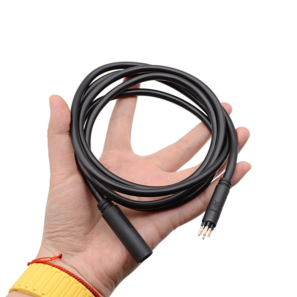 E-Bike 160cm 9 pin Waterproof Motor Cable Male to Female Extension Cable Parts