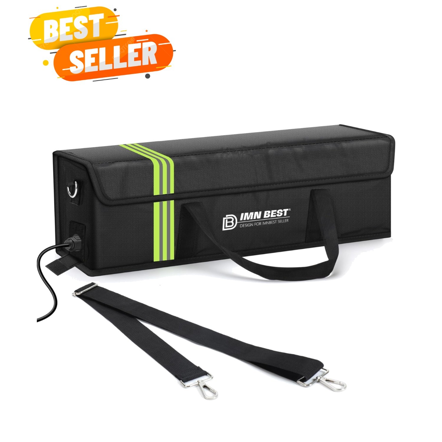 Explosion-Proof Lithium Battery Bag – Fireproof & Waterproof 12L E-Bike Safety