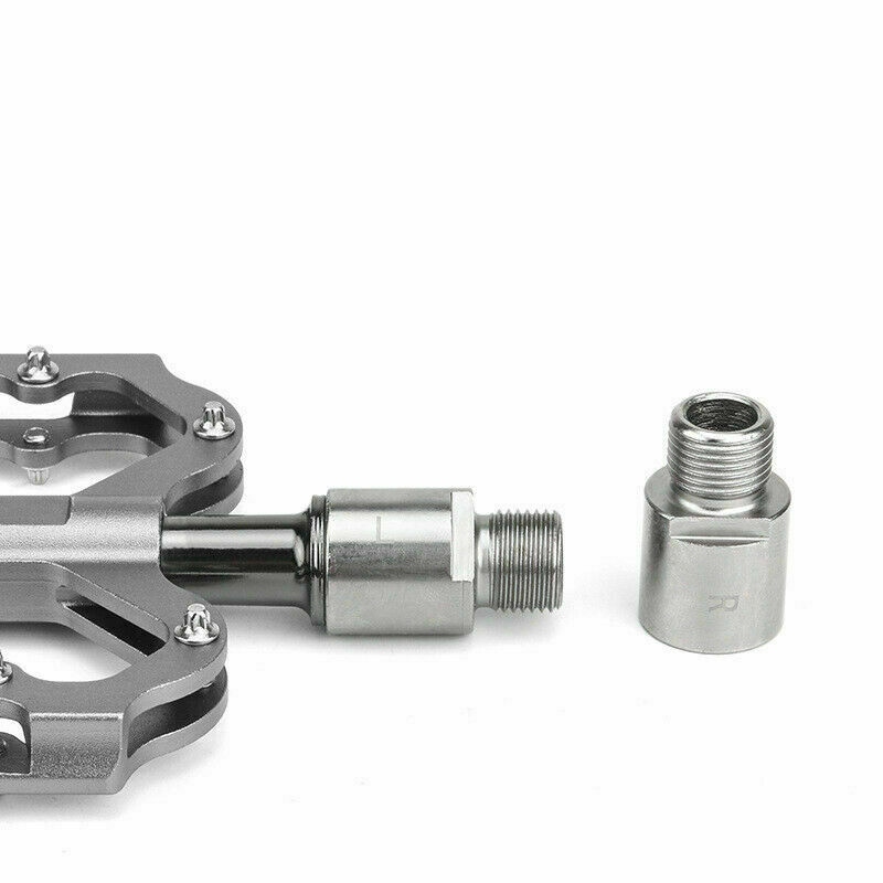 PROMEND 9/16» Crank Titanium Alloy Bike Spacers Steel Bicycle Pedals Extender