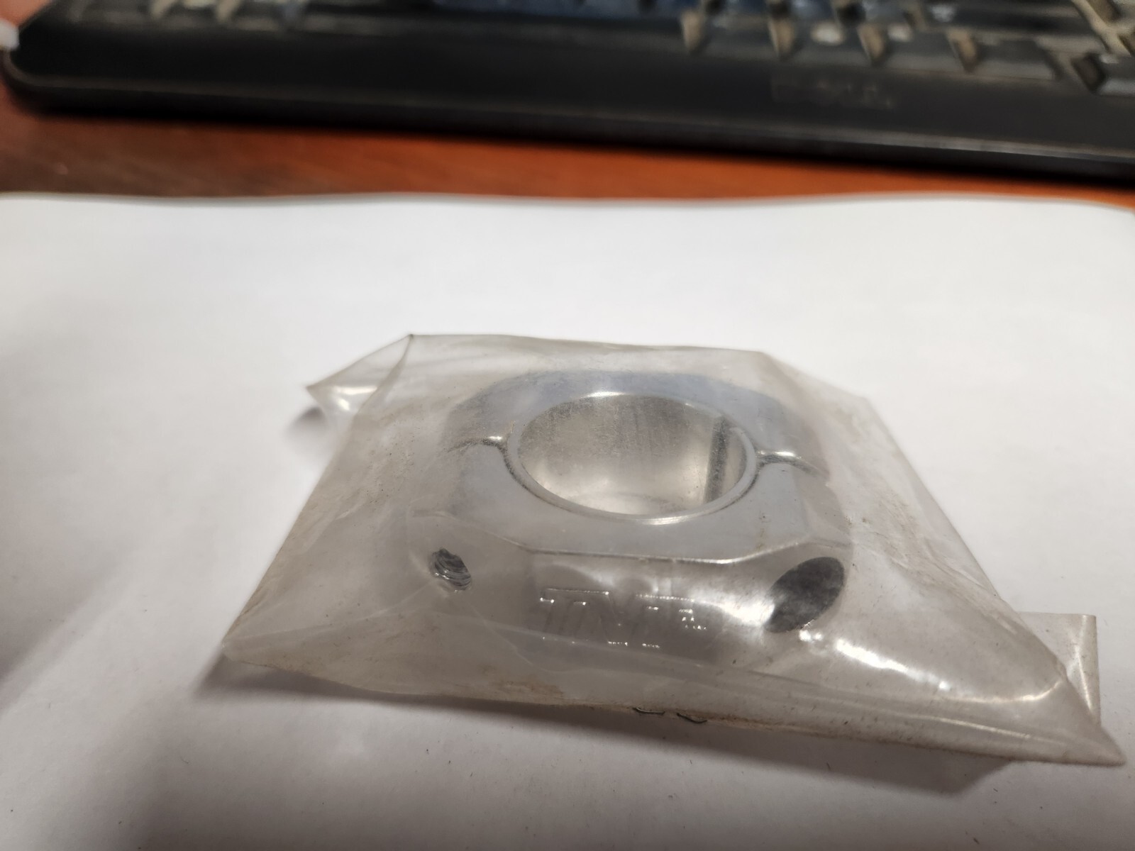 NOS TNT Stamped Seat Post Clamp 1 1/8″ – 1 1/4″ Old School BMX 28.6 31.8 CHROME