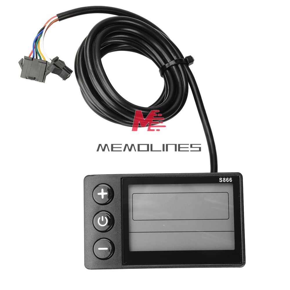 36V 48V 64V 40A 30A 20A Brushless Motor Controller E-Bike S866 LCD Display Meter
