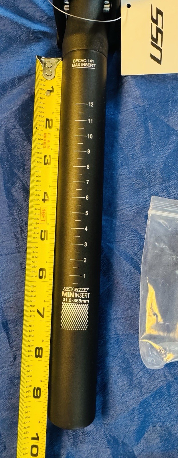 Safort Suspension Seatpost 31.6mm / 365mm MTB Bike/ eBike AD-SP18-USS NEW IN BOX