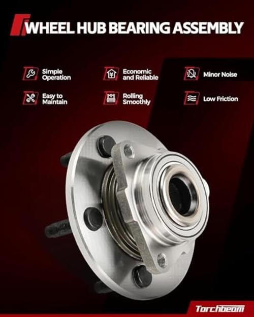 513276 2 PCS Front Wheel Bearing & Hub Assembly Fit for 2007-2009 513276 x2