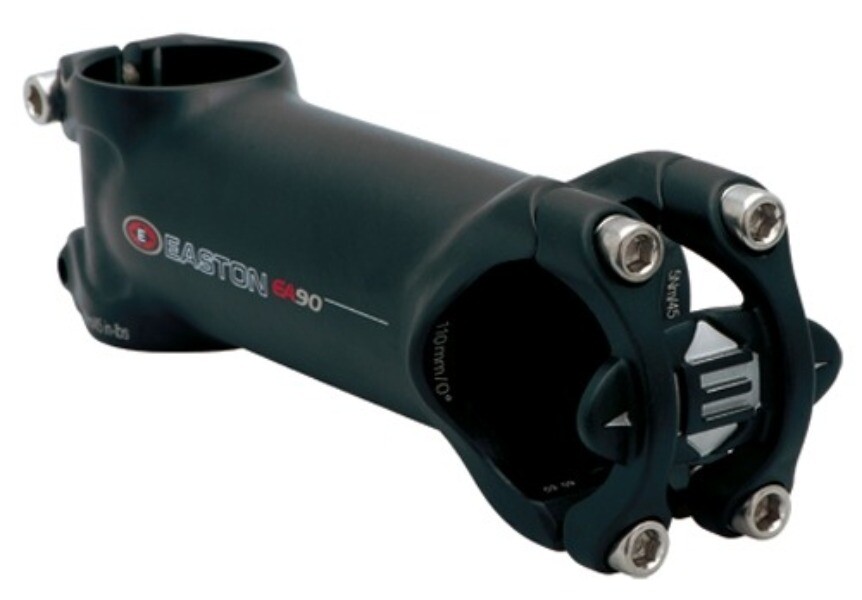 EASTON EA90 3D FORGED MTB STEM 31.8MM 1-1/8 0 DEGREE BLACK NEW