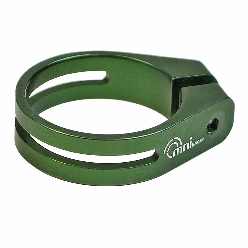 OMNI Racer WORLDS LIGHTEST Alloy Seatpost Clamp: JUST 10 grams!!! 28.6-29mm