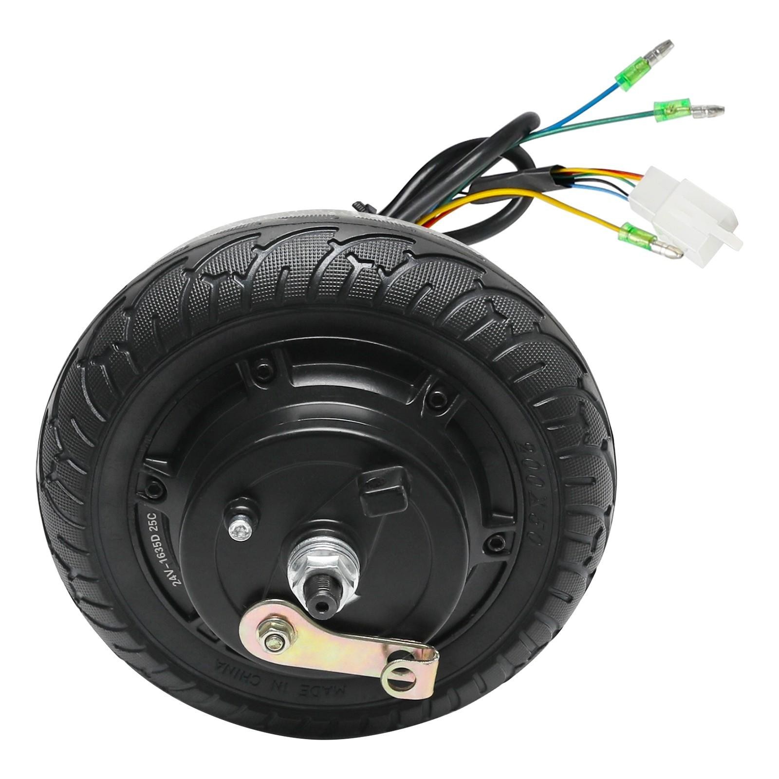 Electric Bike Hub Motor Kit 24V 350W Brushless Motor 8″Wheel Wheelbarrow Scooter