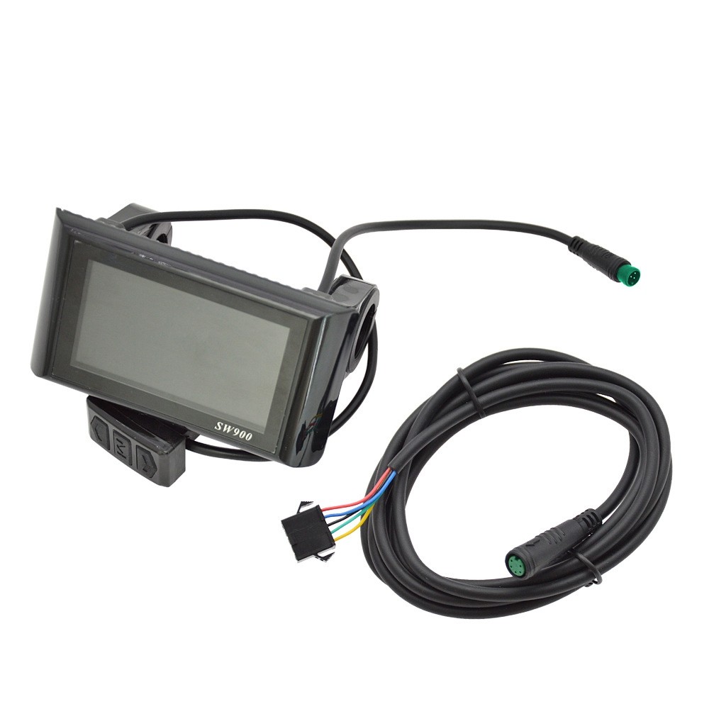 EBike SW900 LCD Display Meter Electric Bicycle display 24V 36V 48V 60V 5pin Plug