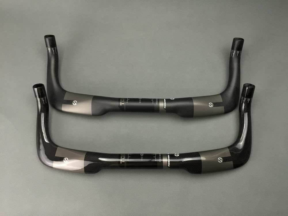 Ultralight Carbon Handlebar Road Time Trial Triathlon Bike Bullhorn Bar 31.8mm