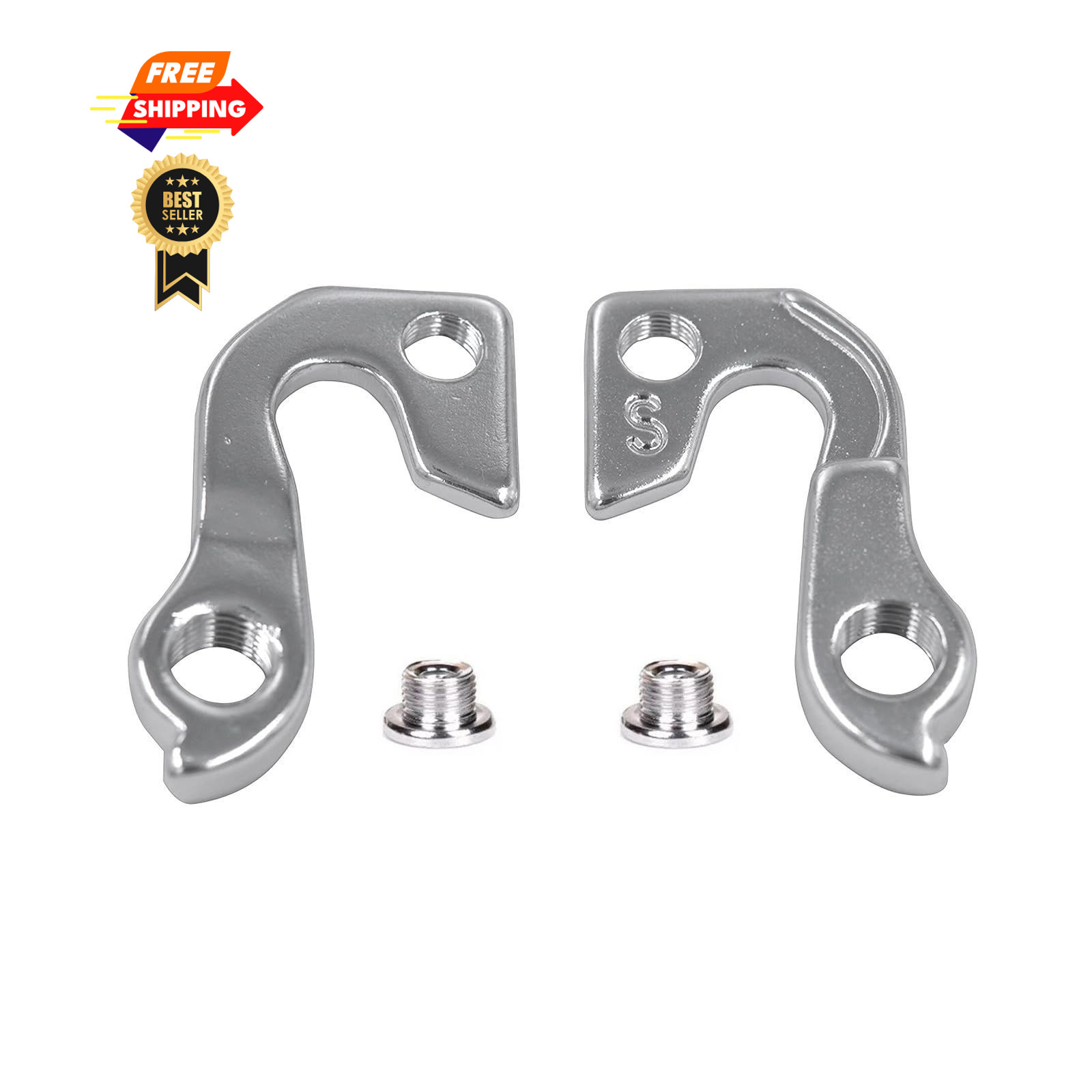 2-Pack Derailleur Hanger for GT, KHS, One Size, Silver