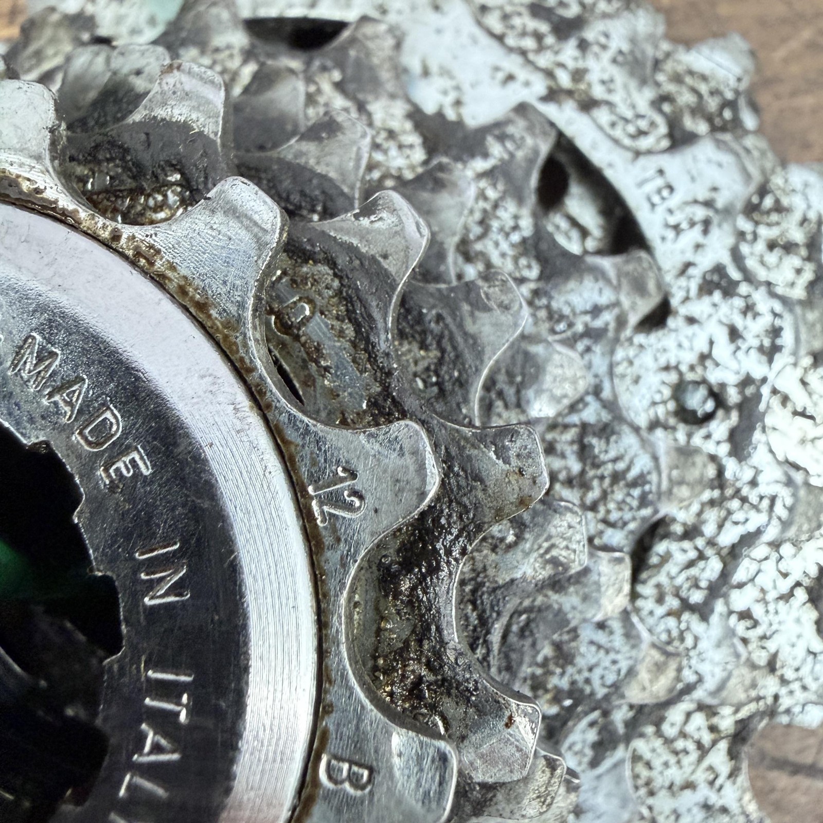 Vintage Campagnolo 8 Speed Cassette 12-23T 23T 8s 1990s Steel Road Bike Italy