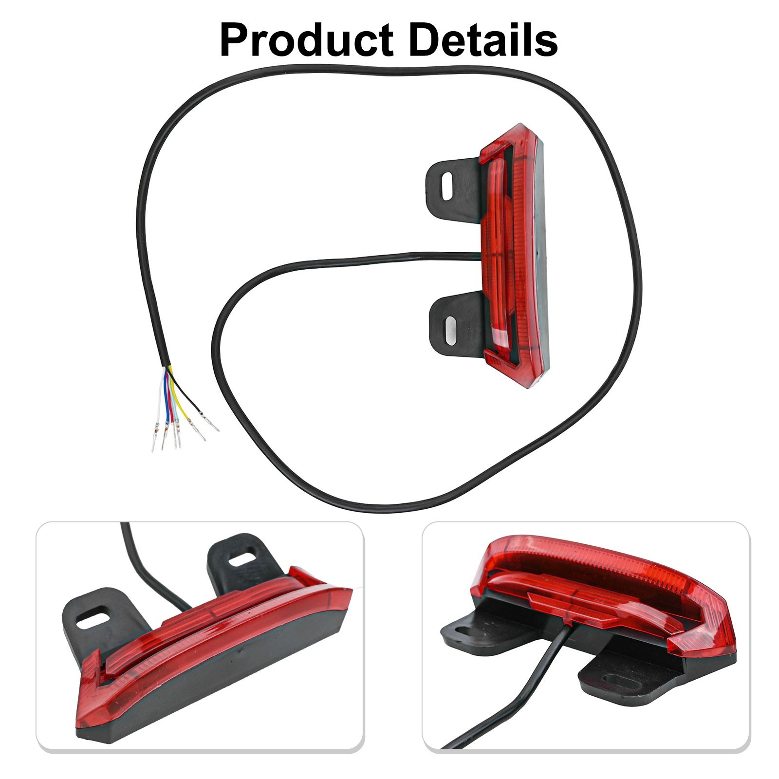 Practical Electric Bike Rear Light with Turn Signal and Brake Function