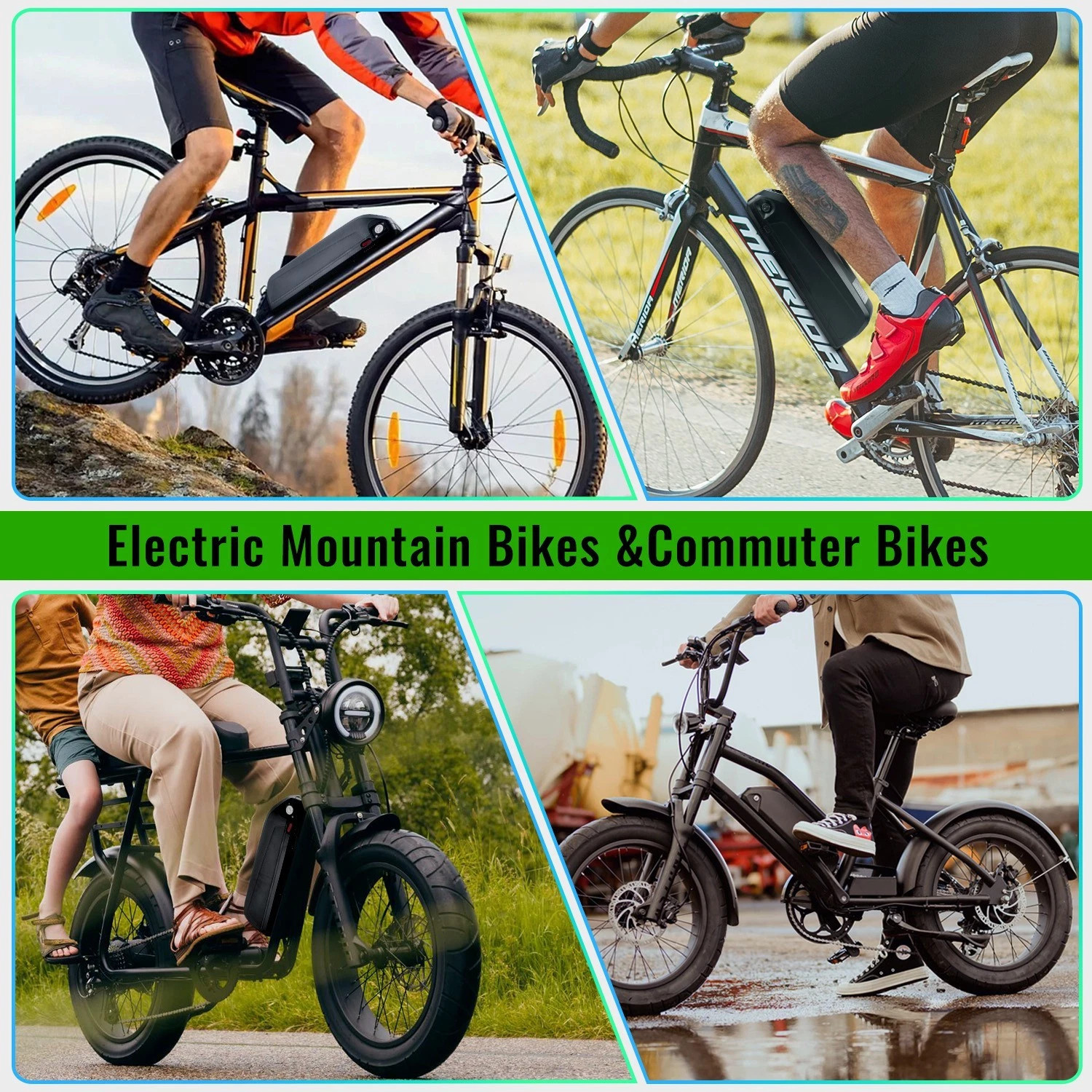Hailong 48V ebike lithium battery w/ USB Port 20Ah for bicycle 50W-1800W Motors
