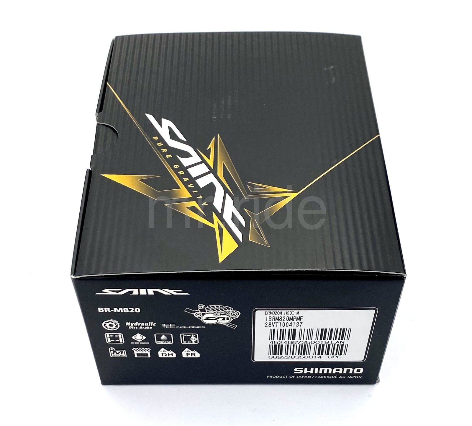 Shimano Saint Bike Brake Caliper BR-M820 4-Piston, Post Mount for Front or Rear