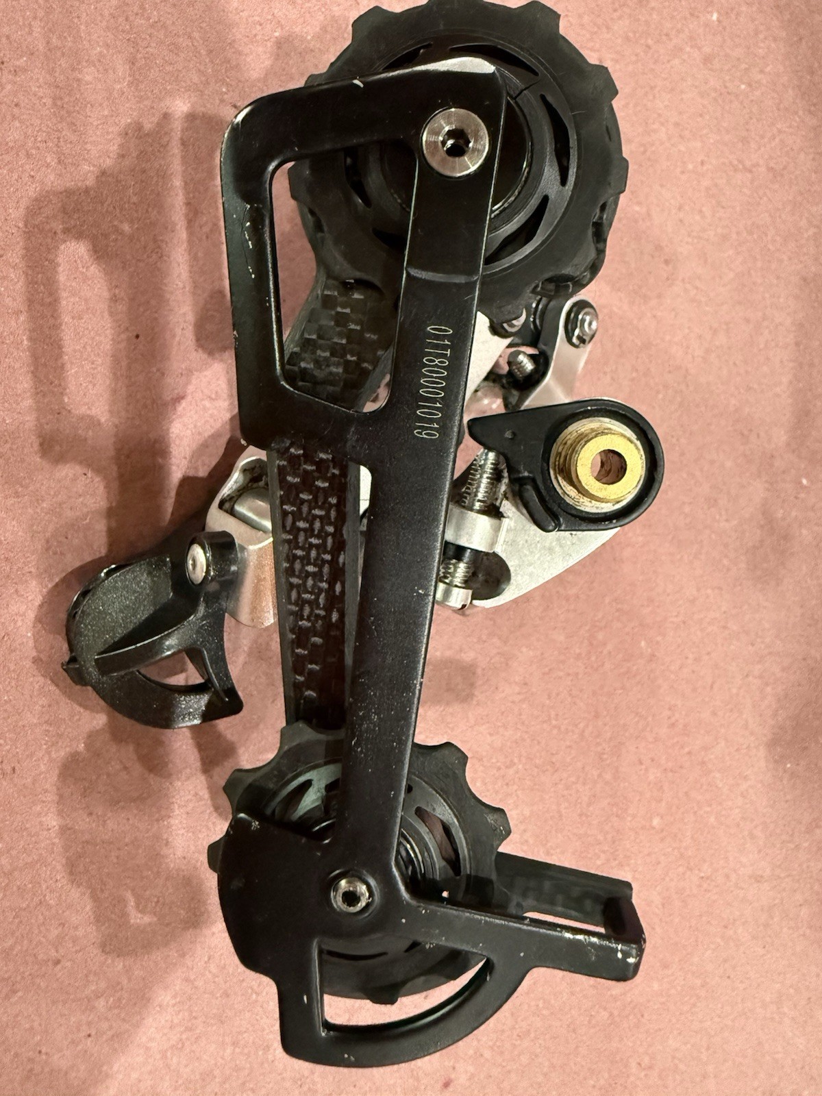 USED SRAM XO 20TH ANNIVERSARY GOLD EDITION VERY GOOD SHAPE REAR DERAILLEUR