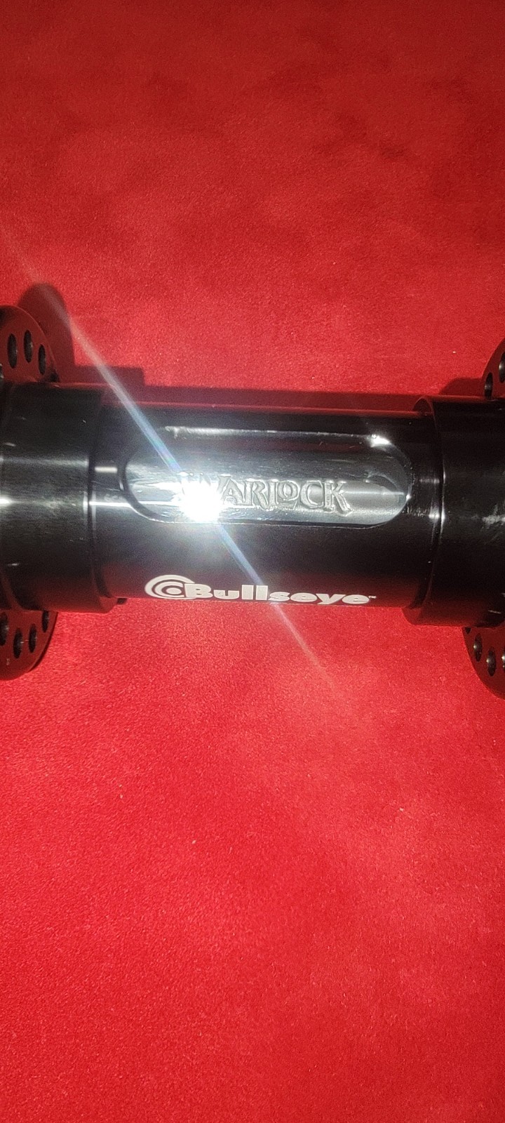 Bullseye Warlock Slotted Hubs & Bullseye Cigar Cutter Chain Tensioners Black!