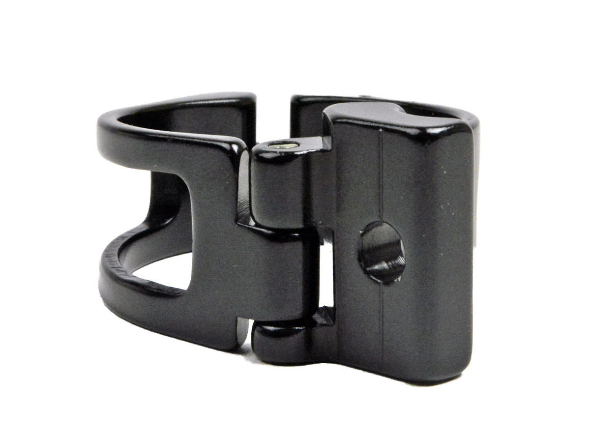 OMNI Racer Front Derailleur Adapter Clamp Fits SRAM Red Force Rival BLACK 34.9mm