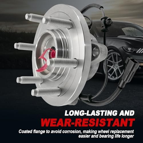 Pair Front Wheel Bearing Hub Assembly Compatible with Ford OE Size 515142