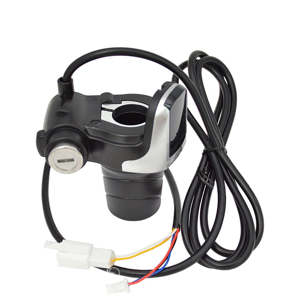 36V/48V E-Bike/Scooter Split Throttle Handle with Power Display & Key Lock USA