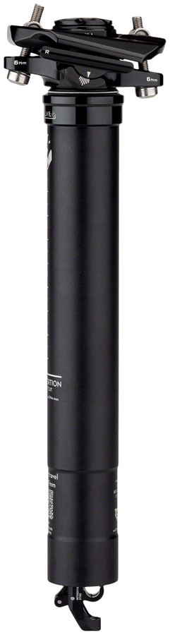 Wolf Tooth Resolve Dropper Seatpost – 34.9, 242mm Travel, Black, Rev 2
