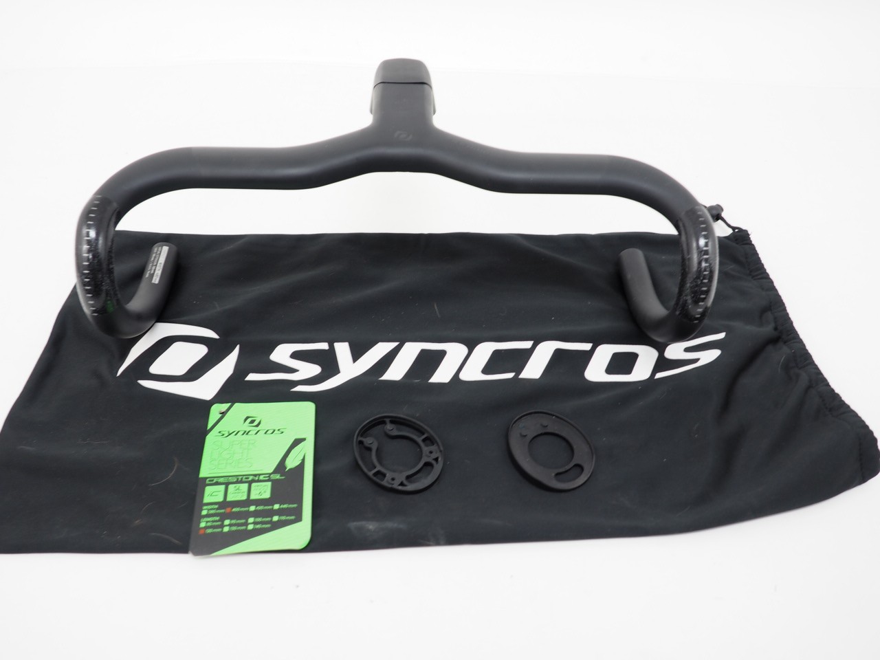 New! Syncros Creston IC SL Carbon Road Integrated Bar Stem 40cm x 120mm Black