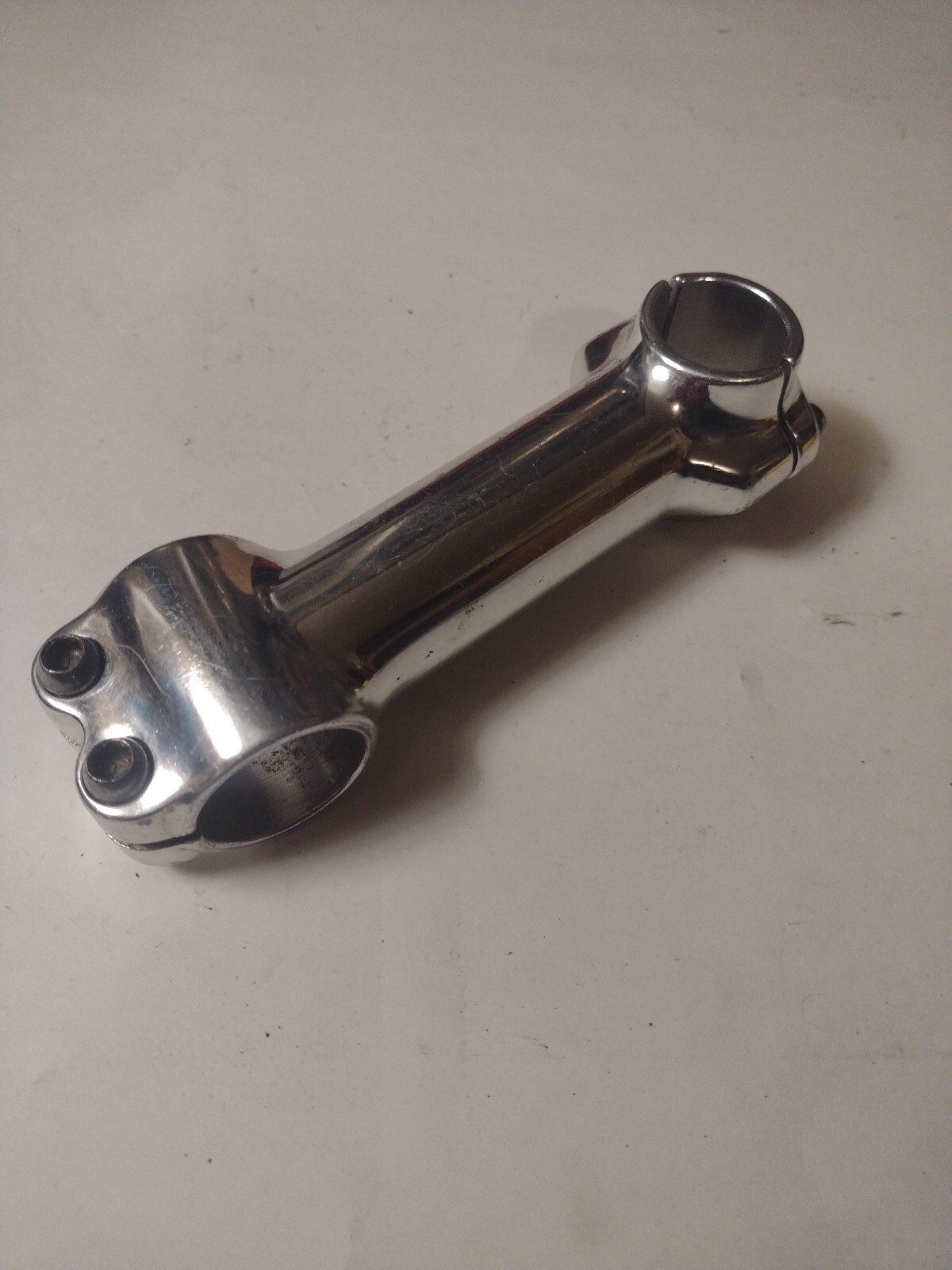 Vintage Silver Threadless Stem 11cm 25.4 Bar Clamp