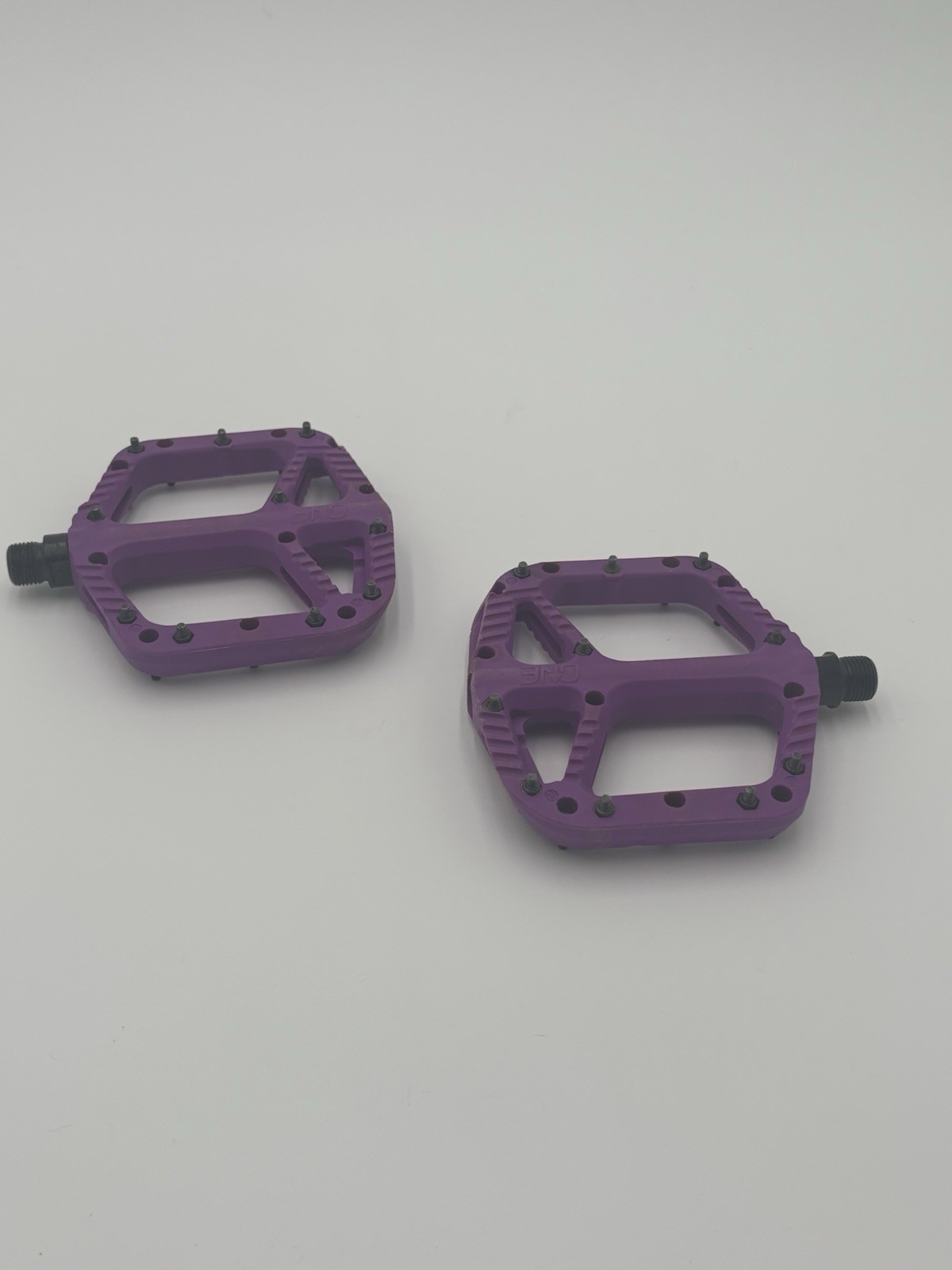OneUp Components Flat Composite Mountain Bike Pedals Clipless Bike Pedals Purple
