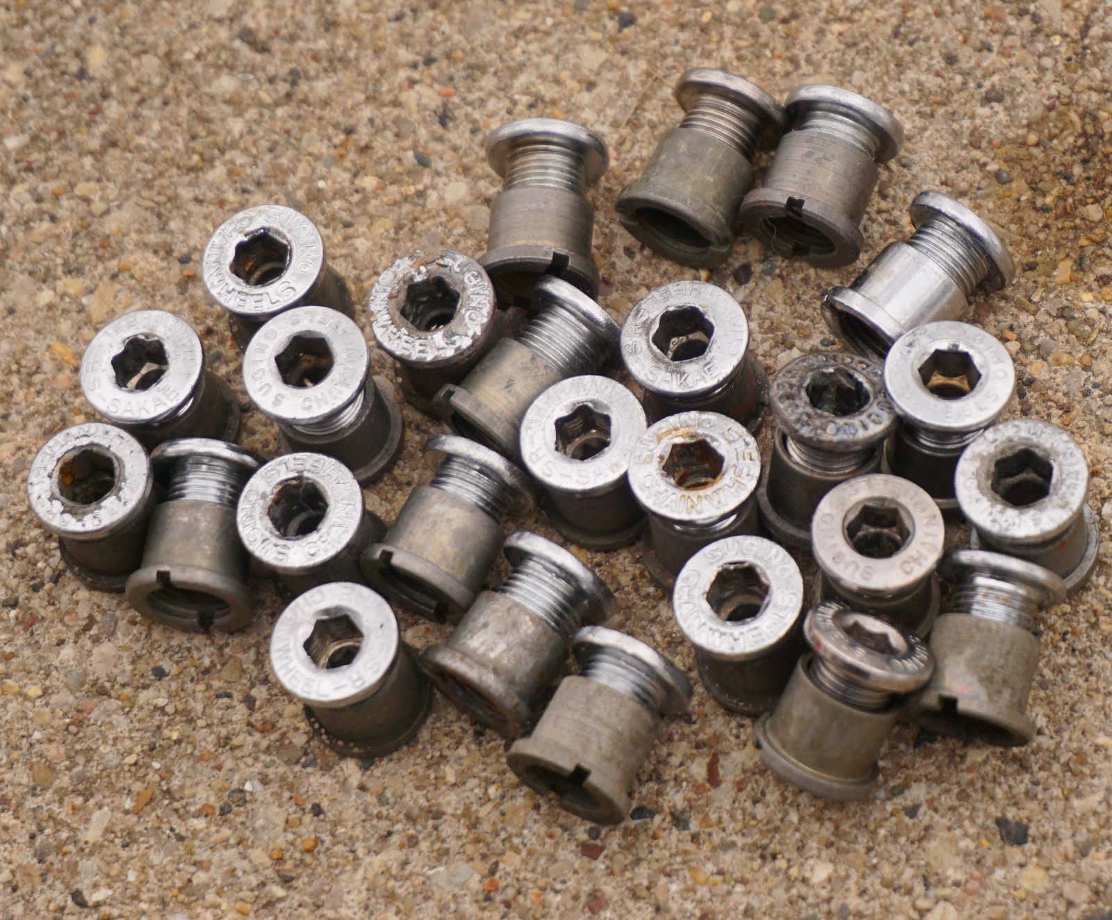Sugino Sakae SR Chainring Bolts LOT 26 Pairs Vintage Road Bike Double Mountain
