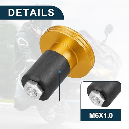 Motorcycle Handlebar End Plug Aluminum Alloy 18mm-20mm 0.71″-0.79″ 32mm OD