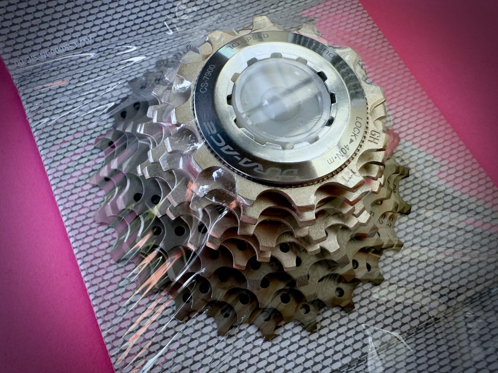 SHIMANO HARD SPROCKET CASSETTES ACE CS-7900 12-25t ALU-TITANIUM NEW IN BOX NOS 10s