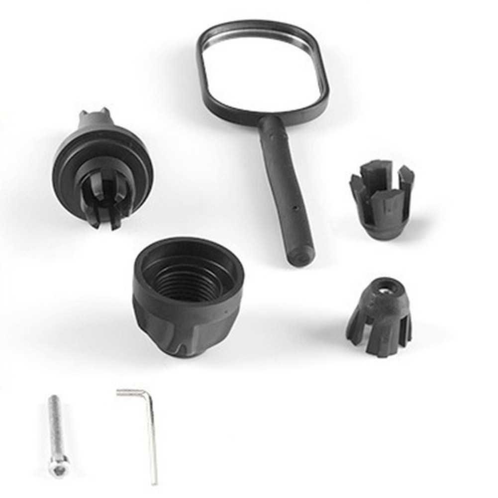 Clear for acrylic Rearview Mirrors for 2 Pcs for Bike Handlebar End Mount 360