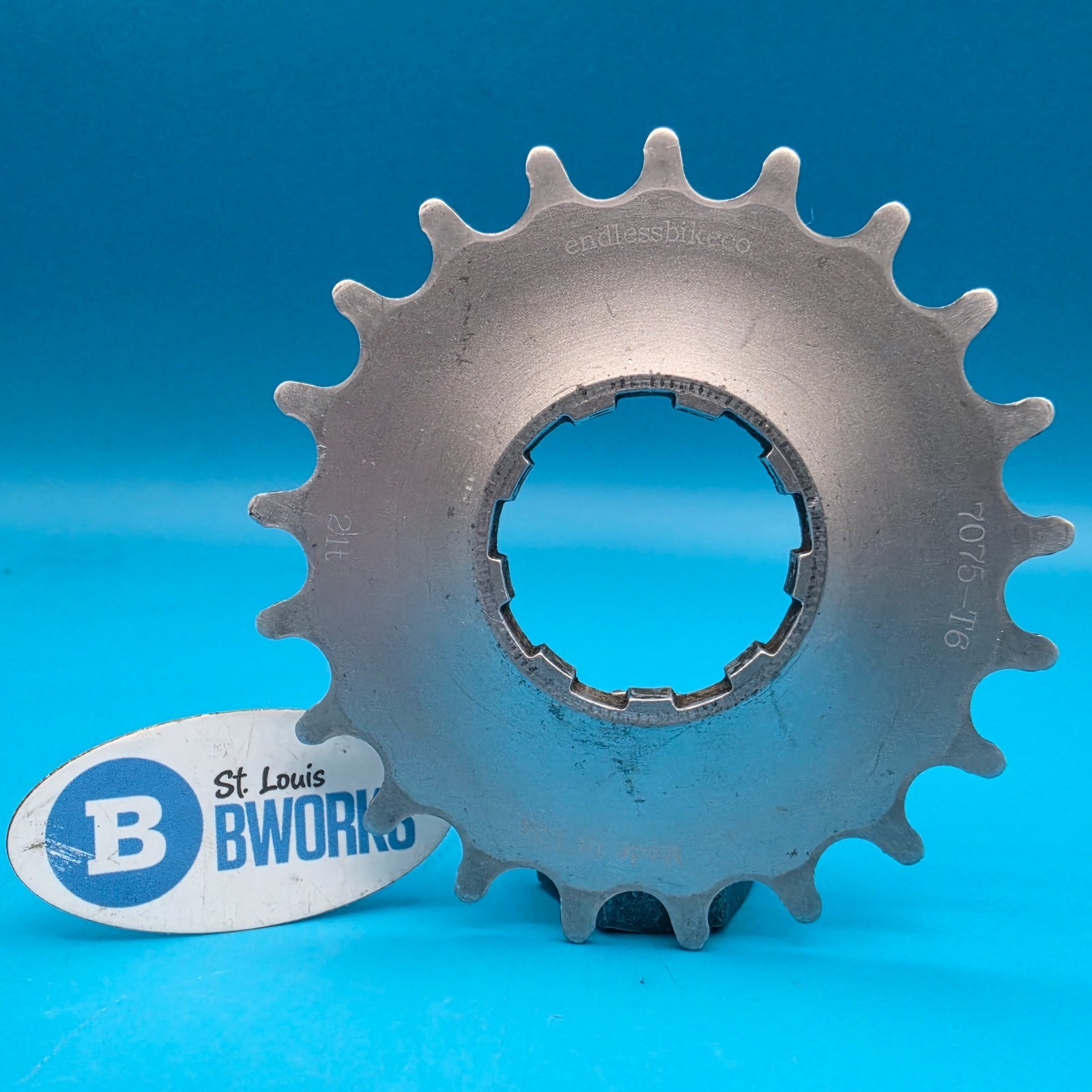 endlessbikeco. Single Speed Cog 21 Tooth 7075 – T6 Alloy Made in USA Silver g6