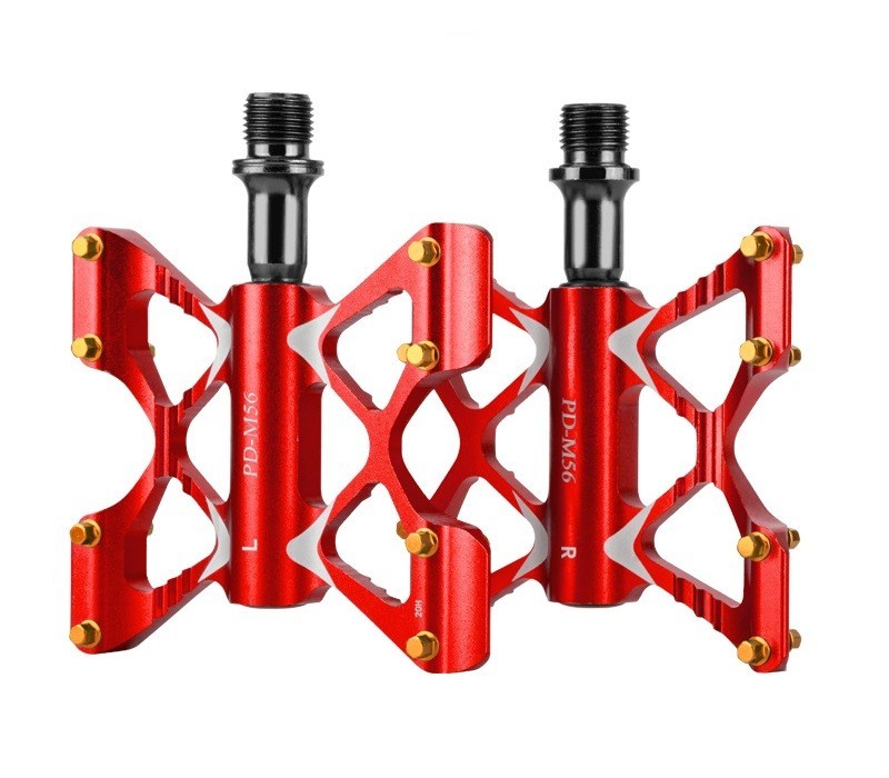 Promend MTB Road Bike Ultralight Aluminum Pedals Bicycle Flat Pedal 3 Bearings