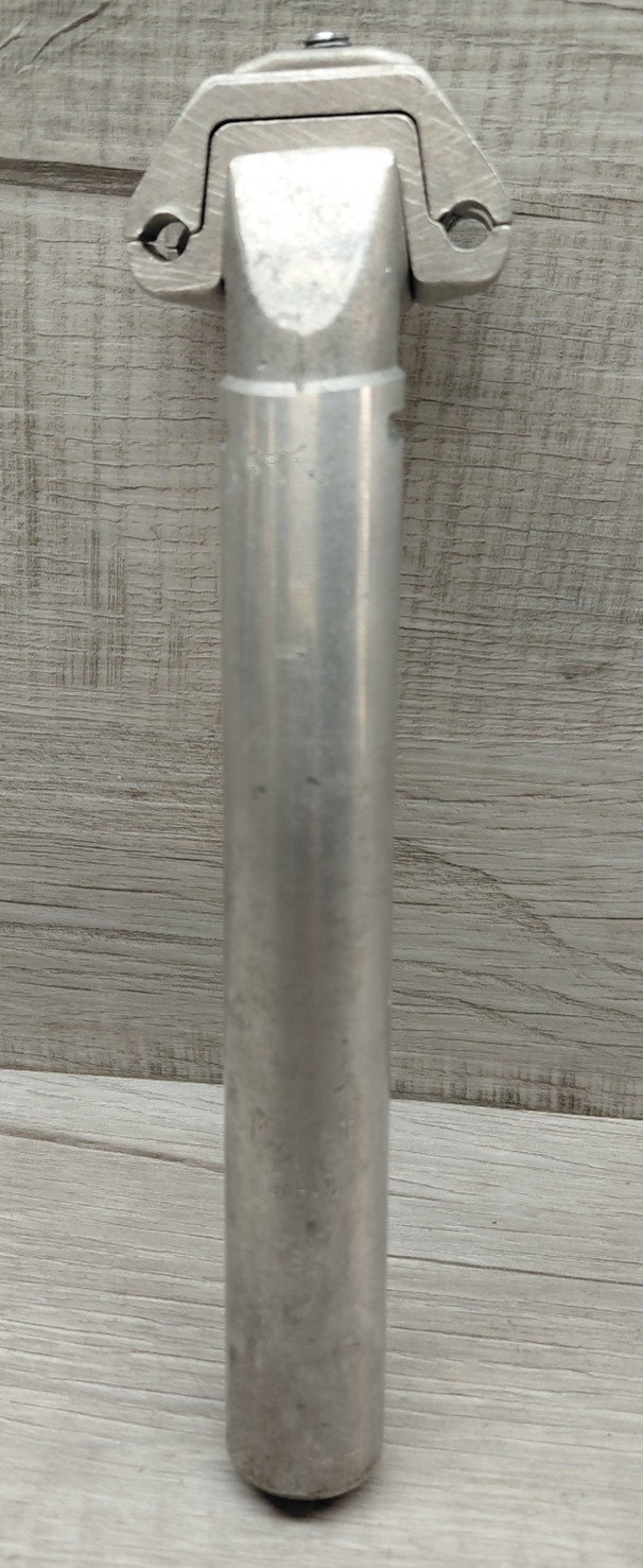 Vintage Sakae CR 1-Bolt Micro Adjust Alloy Seatpost 26.6 mm Silver 190 mm Bike
