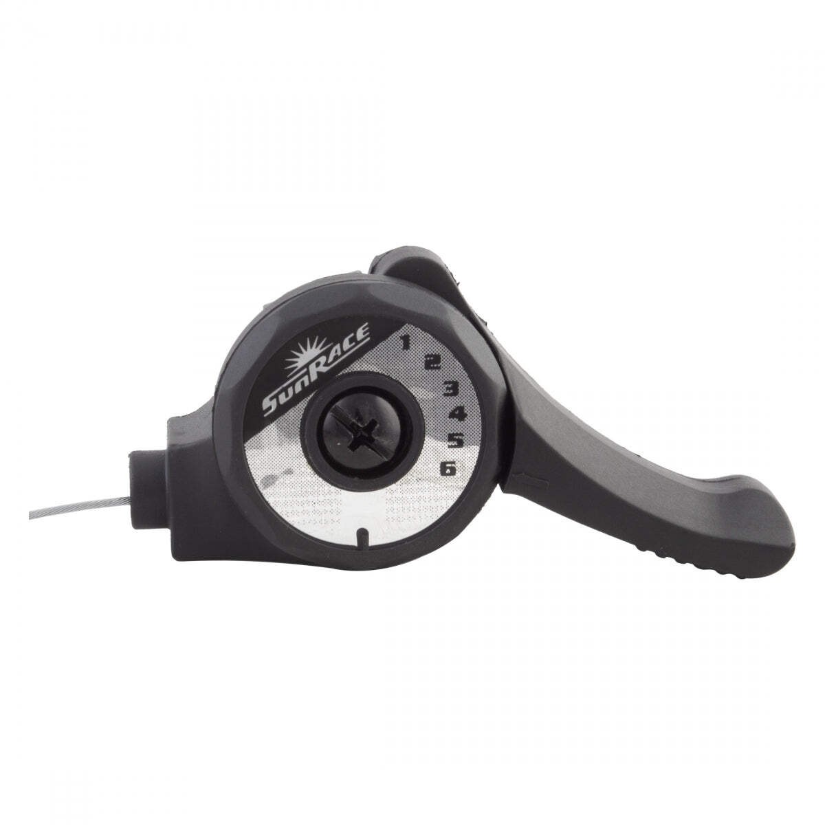 SunRace SL-M2T Thumb Shifter Top Mount, Right Hand, 6s, SLM2T, Black
