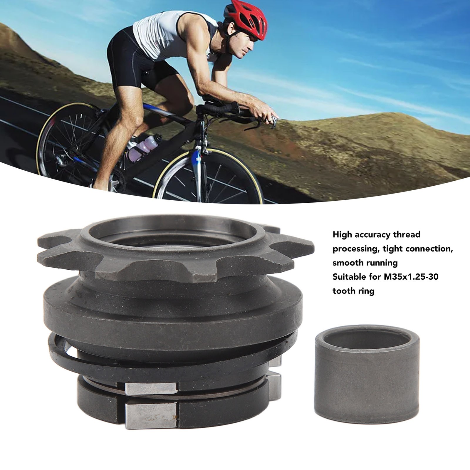 Aluminum Alloy And Steel Mountain Bike Freewheel For Folding Bike Flywheel