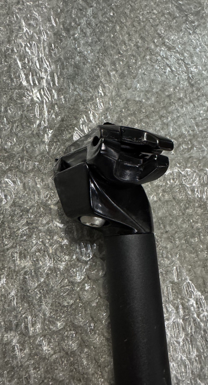 25.4MM ALLOY BLACK ALUMINUM BICYCLE SEATPOST HL BIKE POST 350MM