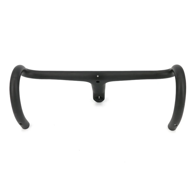 Racing Road Bike Matte Full Carbon Stem Integrated Drop Bar 380 400 420 440mm