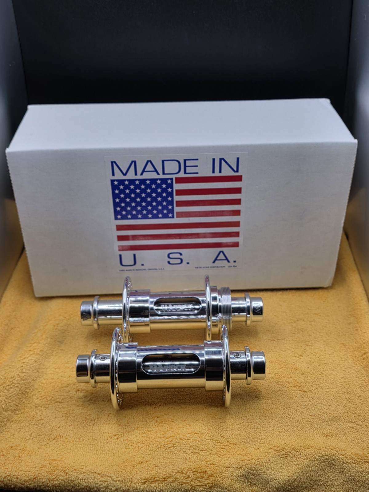BULLSEYE 🎯/WARLOCK RARE Show Polished Slotted Hubs Only 3 Made BMX GT HARO SE