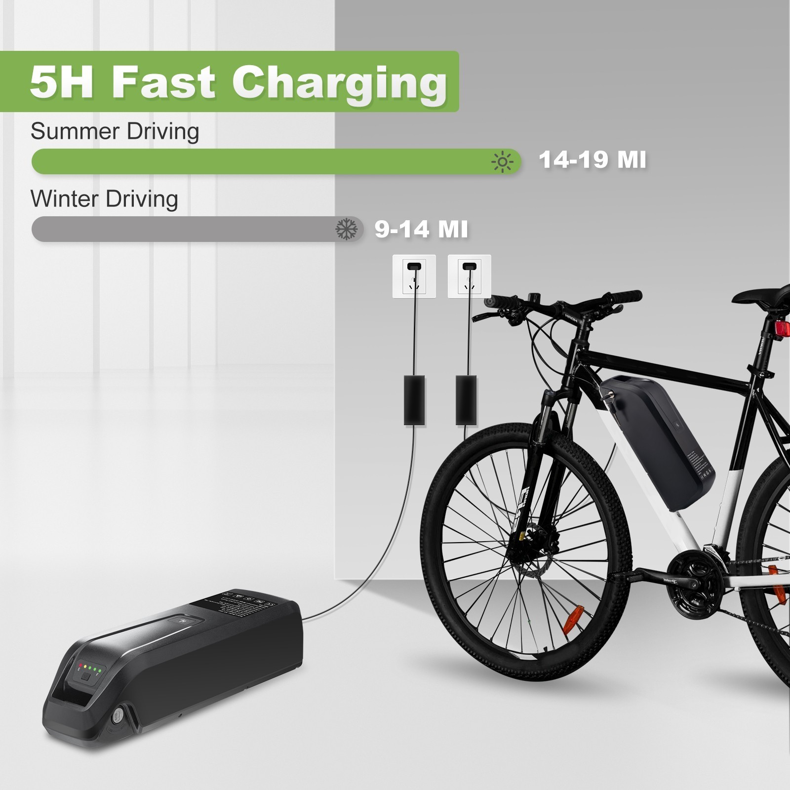 1200W motors Ebike battery 36V 4PIN Waterproof Case and BMS