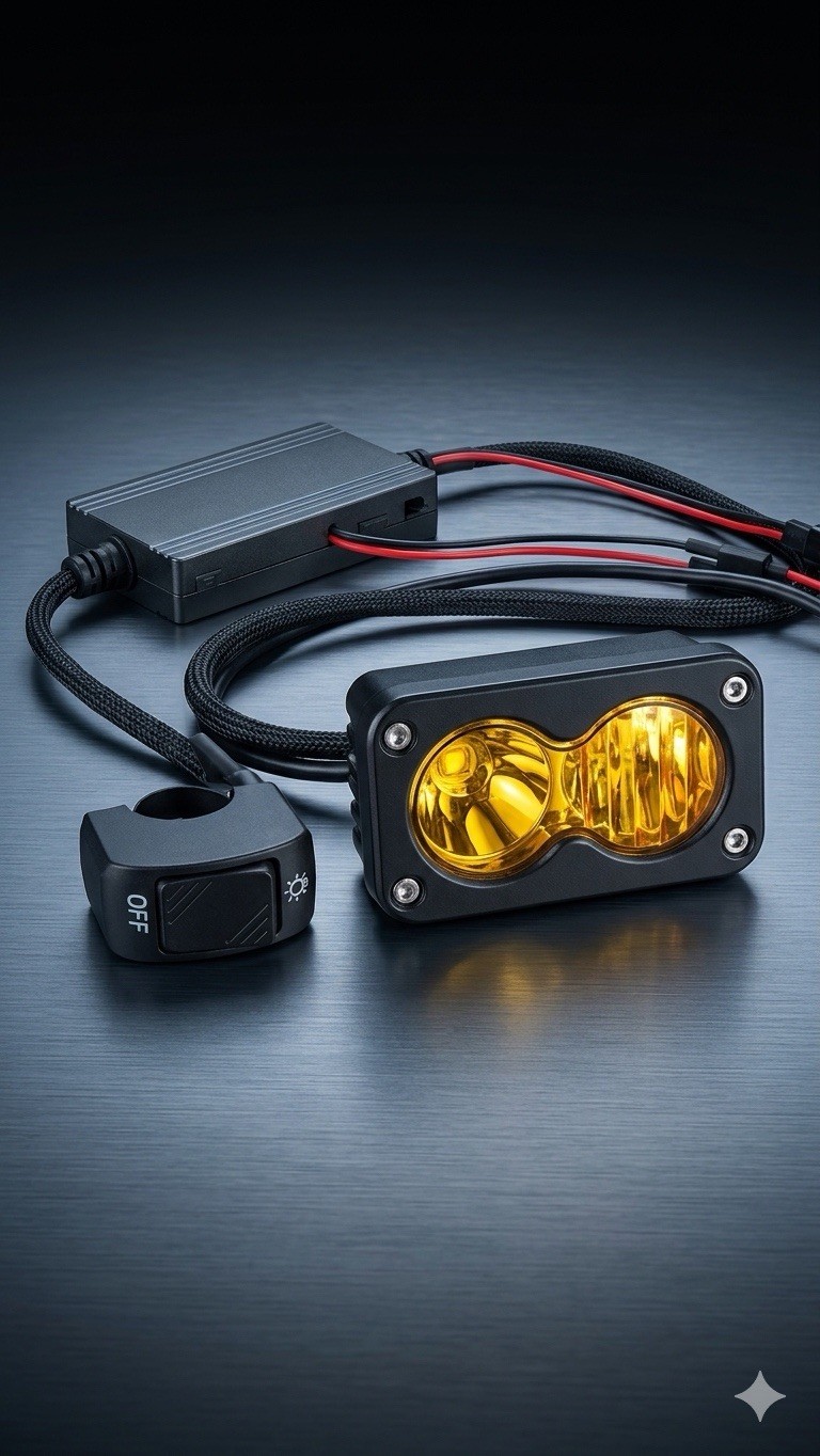 Battery Powered Baja Light (Amber)