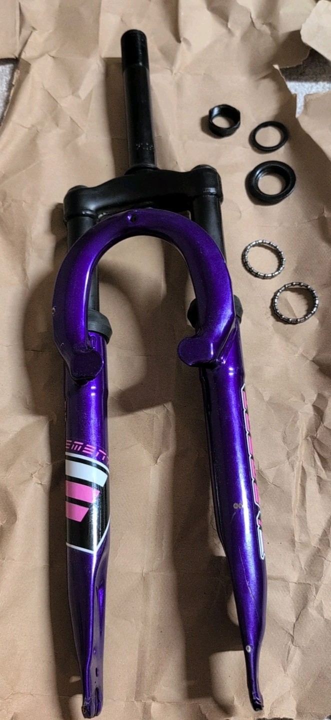 Element Purple & Black All-Terrain MTB Suspension Forks For Mountain Bikes 26