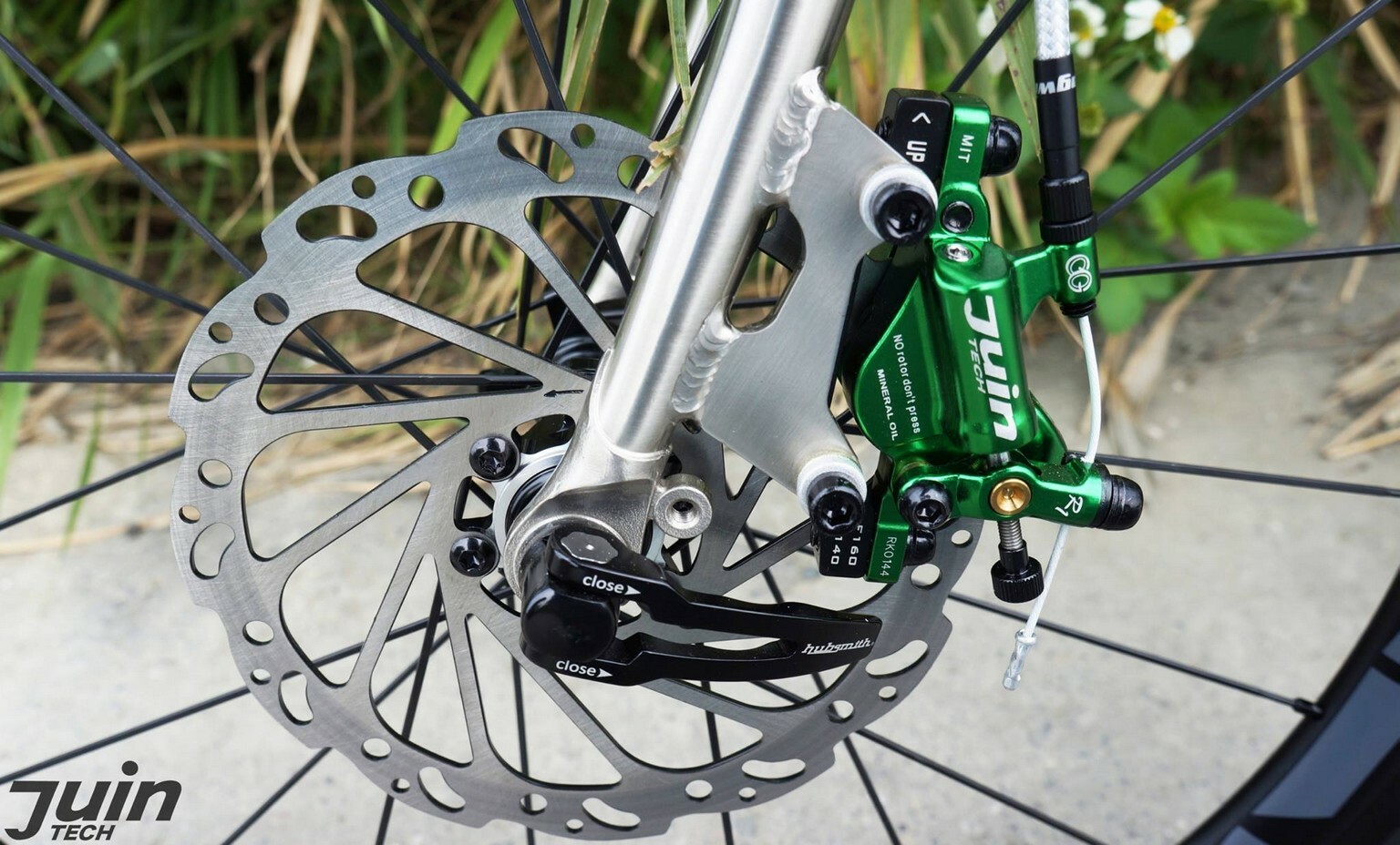 Juin Tech R1 Road Cyclocross Gravel eBike MTB Cycle Hydraulic Disc Brake 2PCS