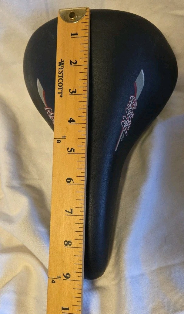 Mako D520 Hybrid Bike Saddle Black City Touring Road MTB